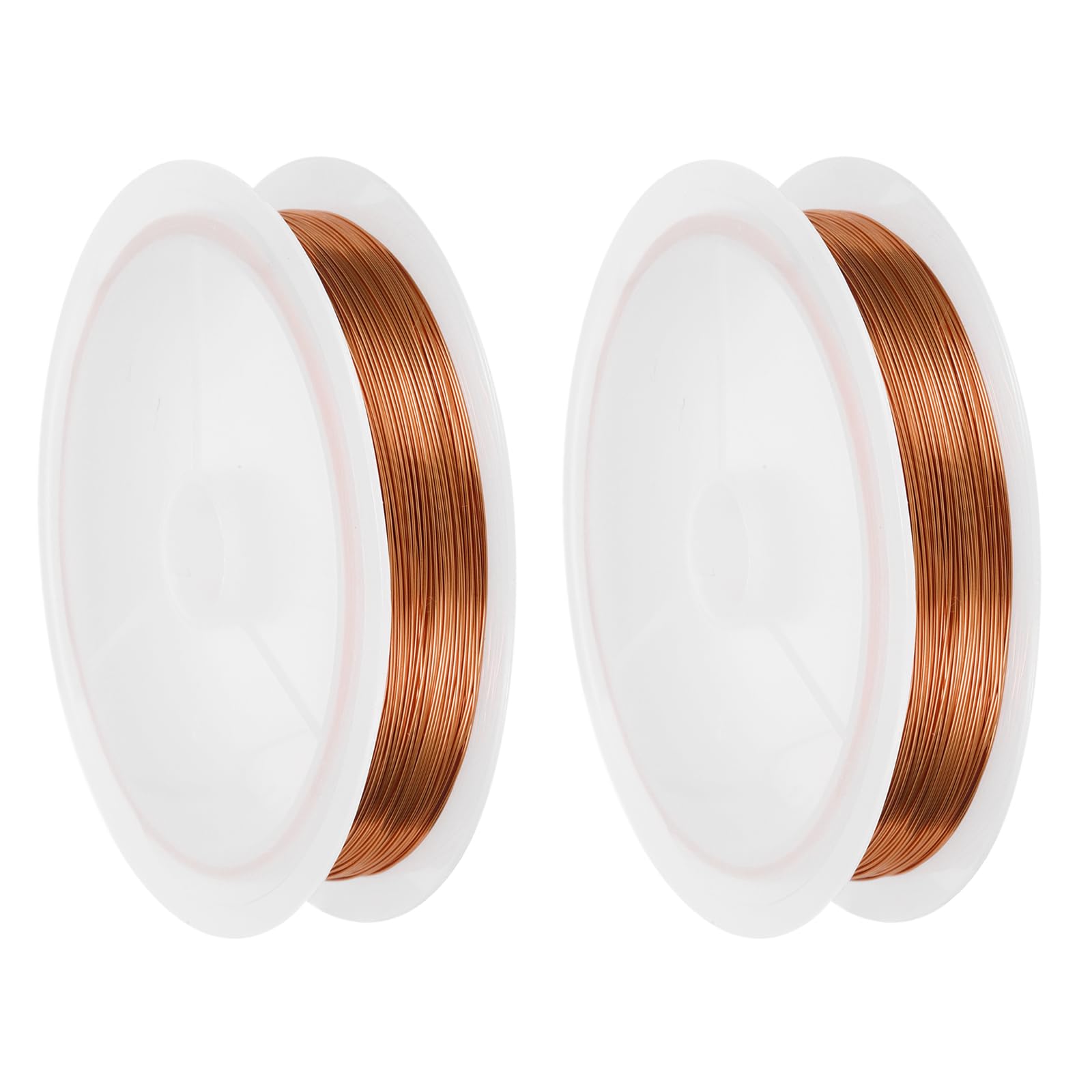 sourcing map 29 Gauge(0.3 MM) Copper Wire for Jewelry Making Copper 36M
