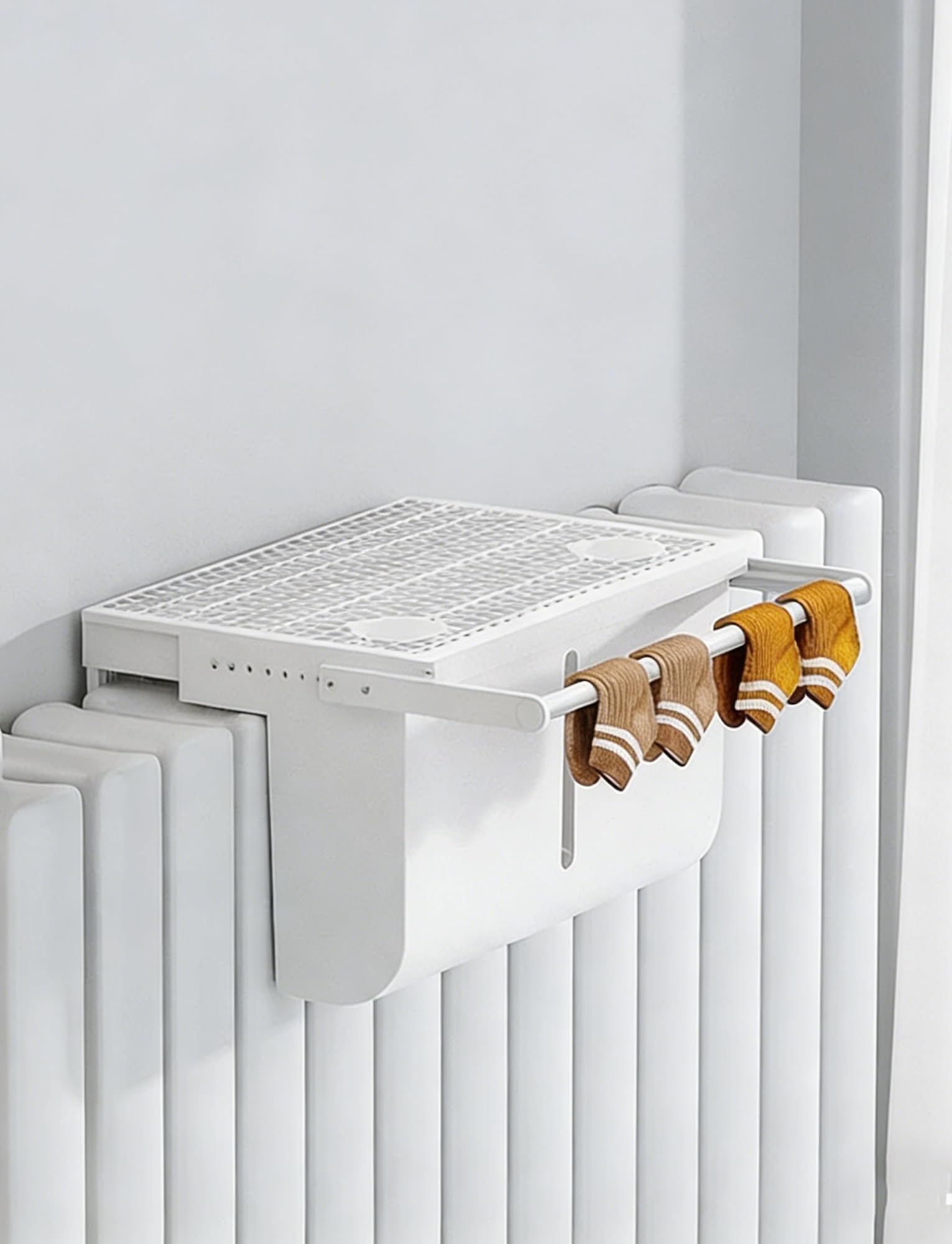 Radiator-Mounted Humidifier, Energy-Saving Evaporative Design, 2.8L/5.6LDetachable Reservoir, Visible Water Gauge, for Living Room Study(2,2.8L)