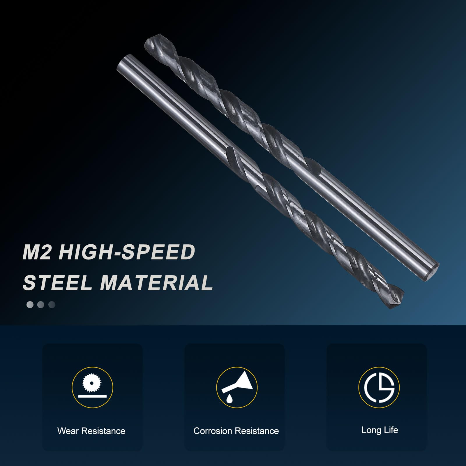 PATIKIL 4mm Drill Bit #21 - Image 3