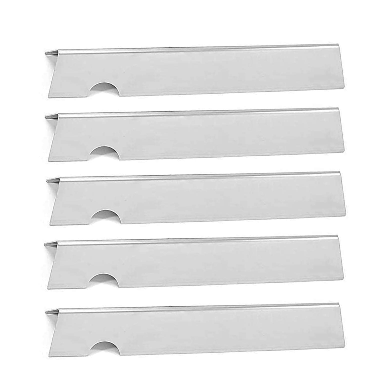 YOUFIRE Parts Heat Plates Stainless Steel Gas BBQ Accessories Flavorizer Bars Replacement for Weber Genesis II/LX 300 Series, 5 Pack Flame Tamer