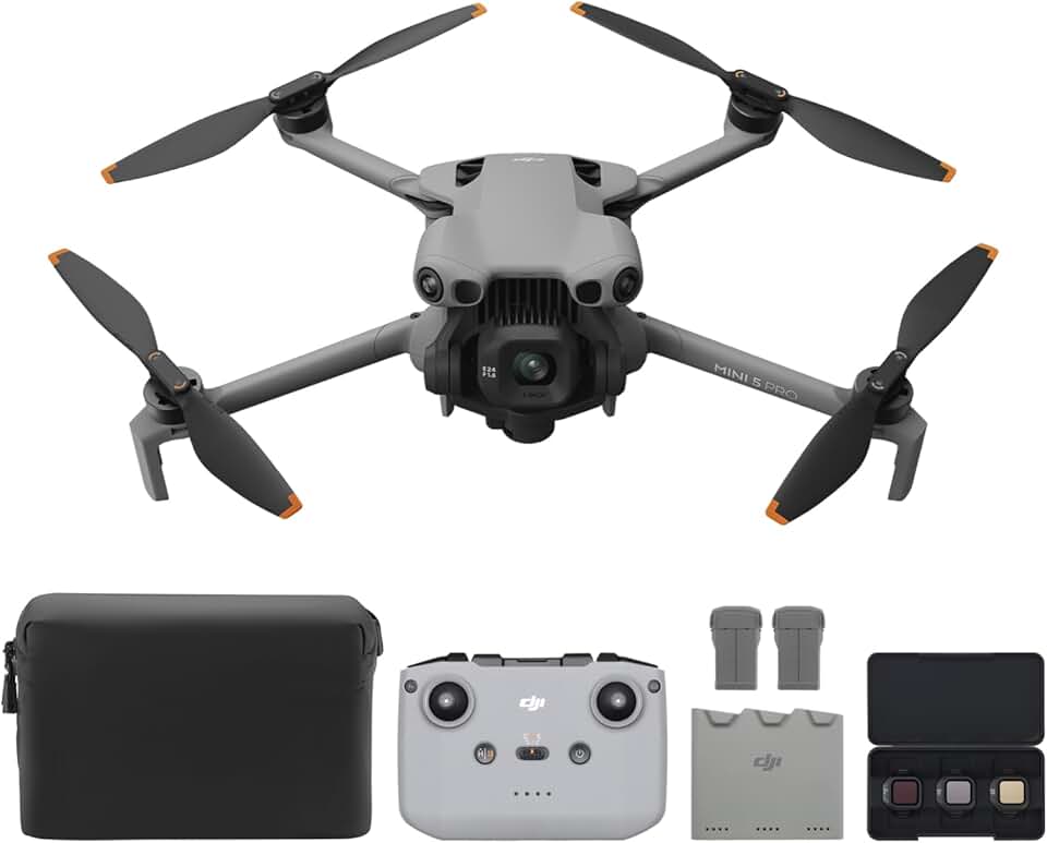 Mini 5 Pro Fly More Combo with DJI RC-N3, Drone with Camera,