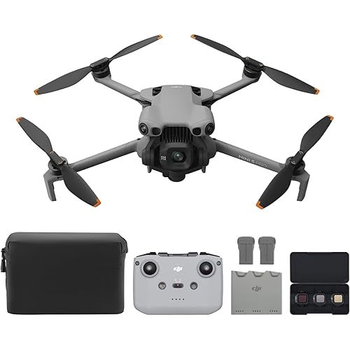 DJI Mini 5 Pro Fly More Combo with DJI RC-N3, Drone with Camera, 1-Inch CMOS, 4K Drone for Beginners with Omnidirectional Obstacle Sensing, ActiveTrack 360°, 225° Gimbal Rotation, 3 Batteries
