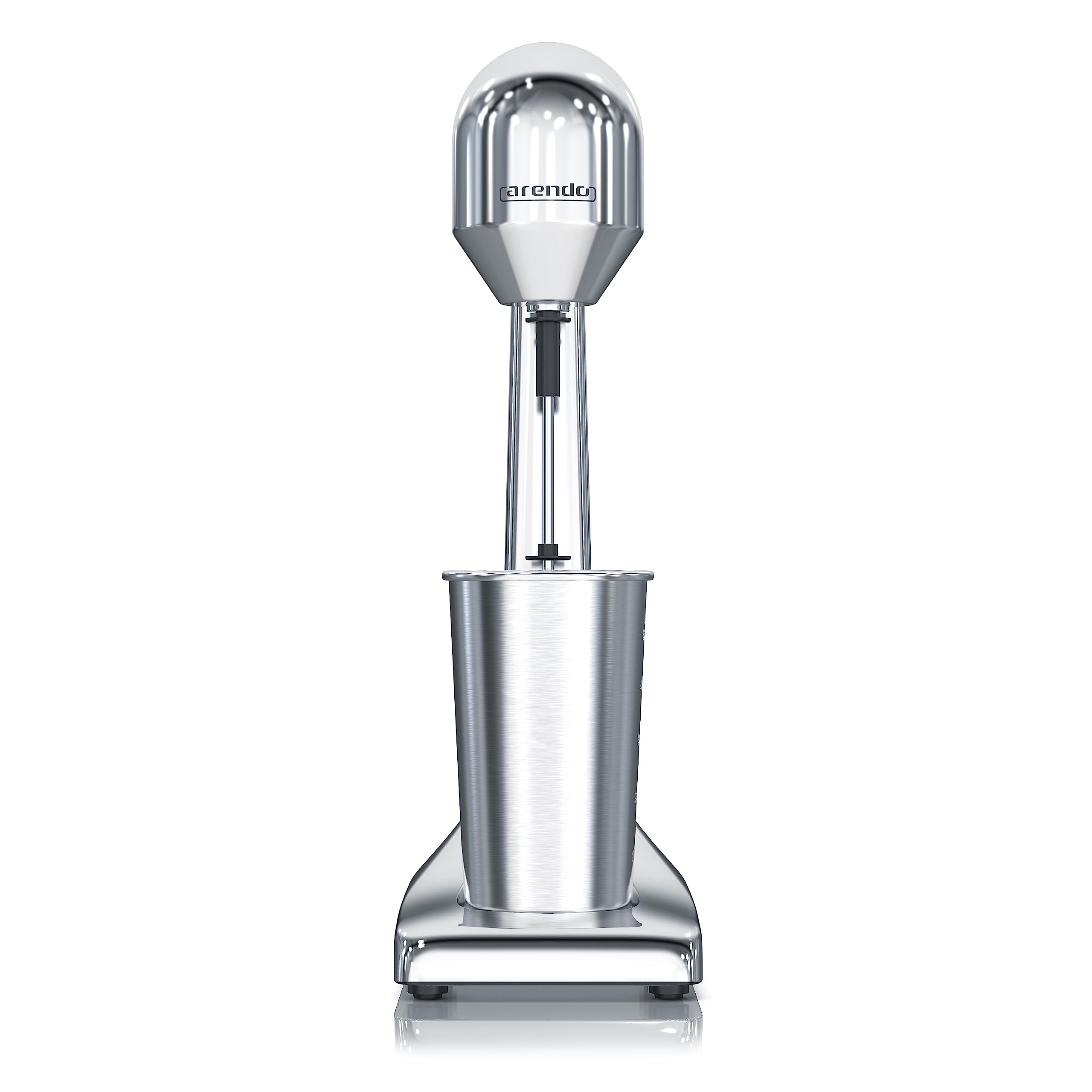 Arendo - Mixeur mélangeur de boissons, Mixer Plongeantblender shaker, Mixeur électrique cuisine, 2 vitesses 22.000 tr/min, Récipient 500ml inox, pour boissons protéinées Smoothies Milkshakes Cocktails