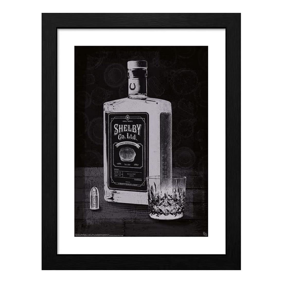 GB eye Peaky Blinders Whiskey 30 x 40cm Framed Collector Print