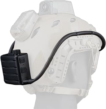 Let Me Be AirDefog Goggles Anti-Fog Fan Kits, Defogger for Goggles with Fan Turbo Button, Magnetic Hose Header and Speed Knob Allow 6-10 Hrs Runtime fits tactical, skiing, cycling, work BK