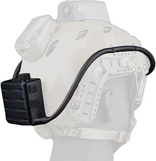 AirDefog Goggles Anti-Fog Fan Kits, Defogger for Goggles with Fan Turbo Button, Magnetic Hose Header and Speed Knob Allow 6-10 Hrs Runtime fits tactical, skiing, cycling, work (BK)