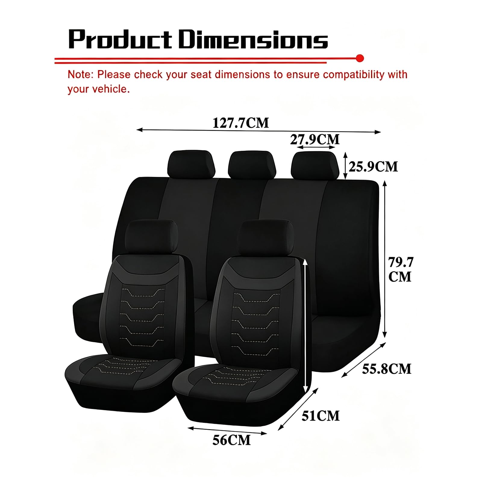Fundas Asientos Coche para BYD Atto 2 DM-i 2025-2026 | protectores asientos transpirables compatibles airbag antideslizantes resistentes desgaste cubre asientos con reposacabezas