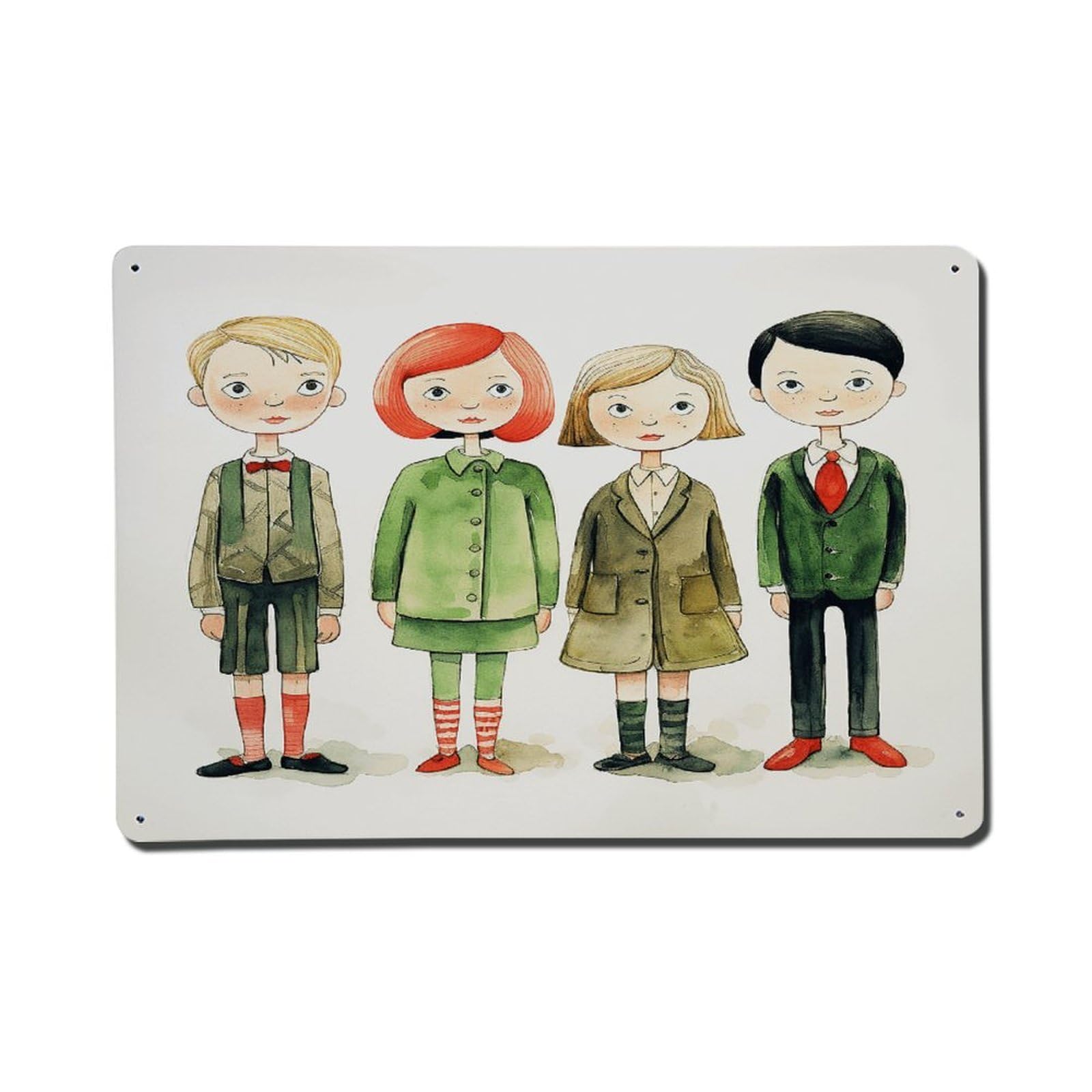 Adfgyerh Style Simple Figure Drawing Metal Signs Funny, Aluminum Tin Sign Indoor Outdoor Decor, Vintage Signs For Home Office Kitchen Bar Cafe Garden Farmhouse Wall Decor