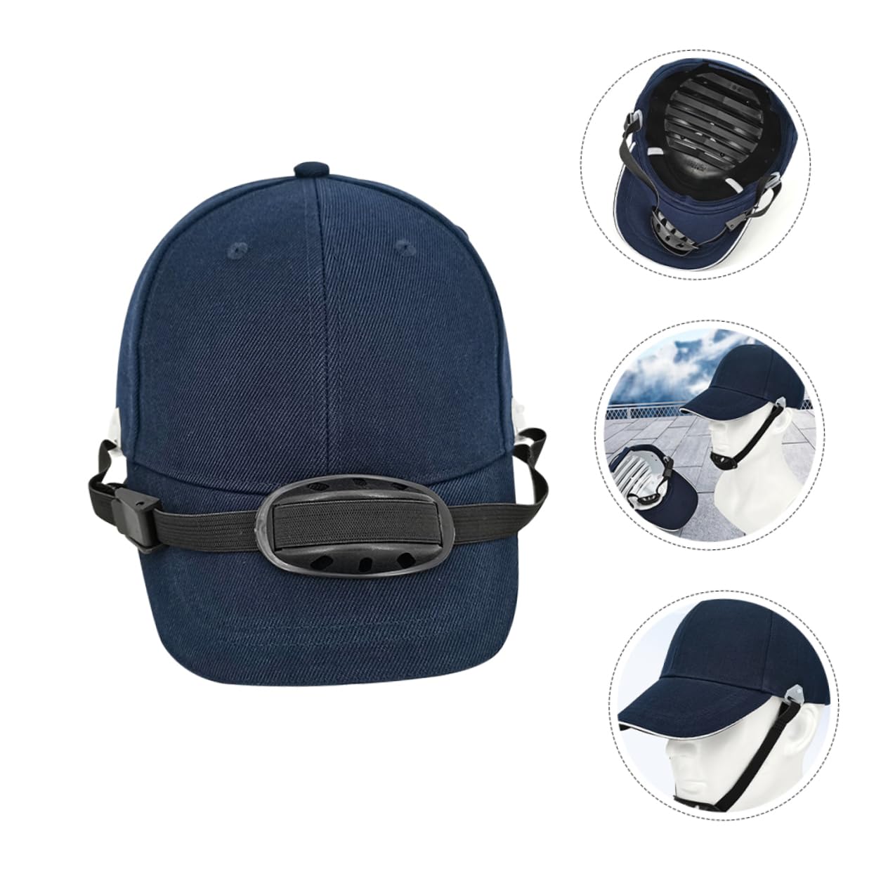 Sosoport Berretto da Corsa Casco Cappello Inserto per Cappello Fodera per Cappello Rinfrescante Superiore Clip del Cappello Cappellini da Baseball per Uomo Addominali