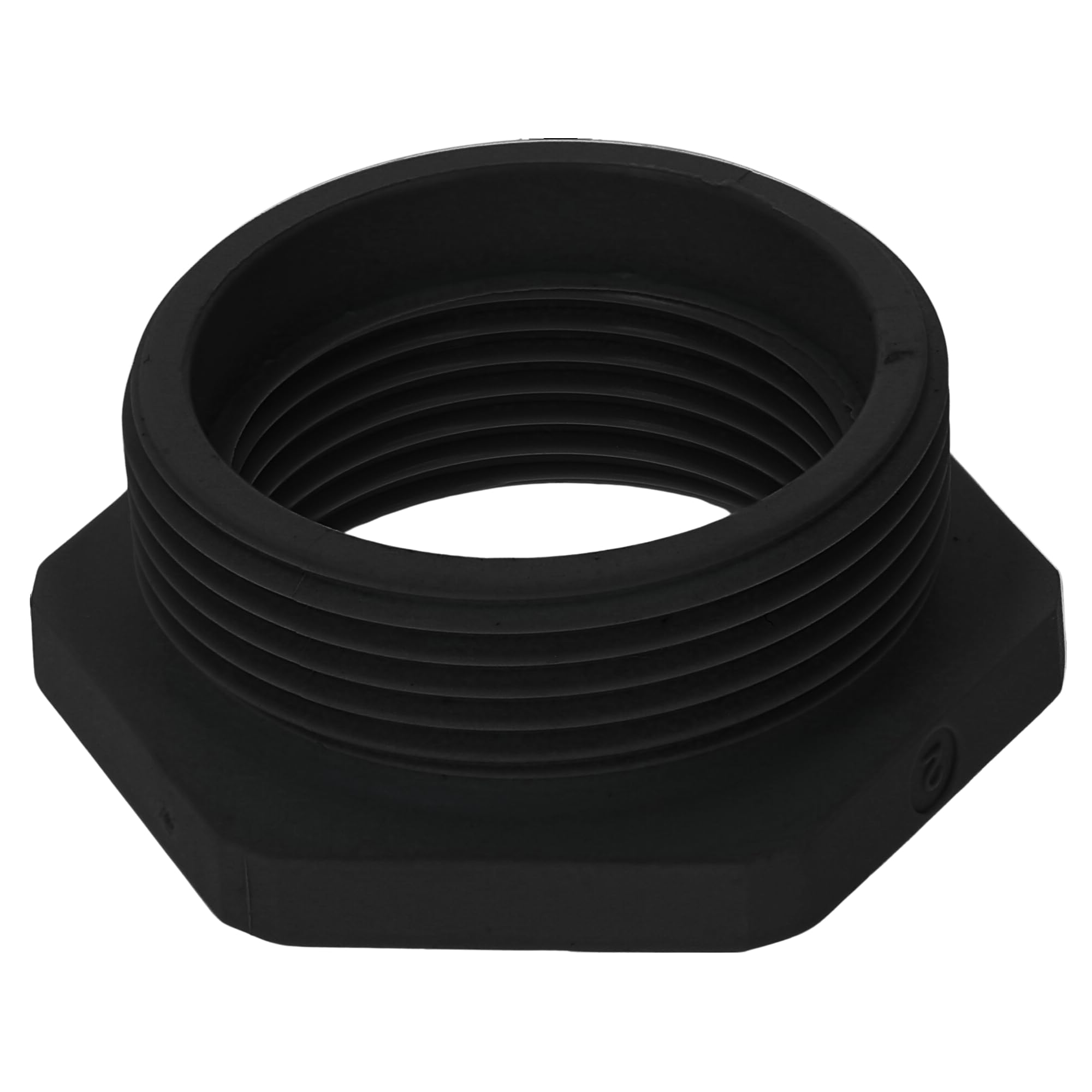 Kalitec G6322510 Lot de 5 réducteurs M32/M25 en plastique noir I Réducteur presse-étoupe hexagonal I Filetage intérieur M25 I Filetage extérieur M32 I IP68