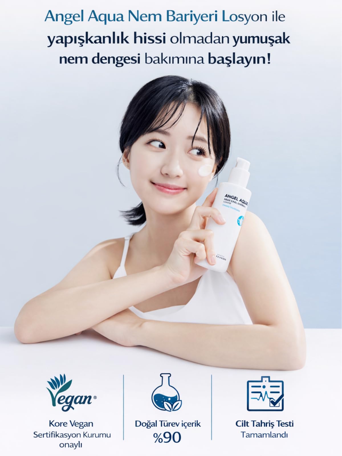 PASSION & BEYOND Angel Aqua Moisture Barrier Lotion Bariyer Onarıcı Losyon Seramid Hyaluronik Asit Nemlendirici 200 ml