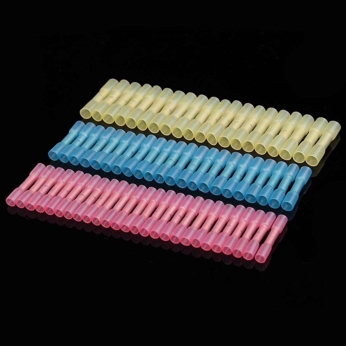 DEX Terminal Bout à Bout Kit De Bornes électriques Isolées, Borne à Sertir Mle Femelle Pour