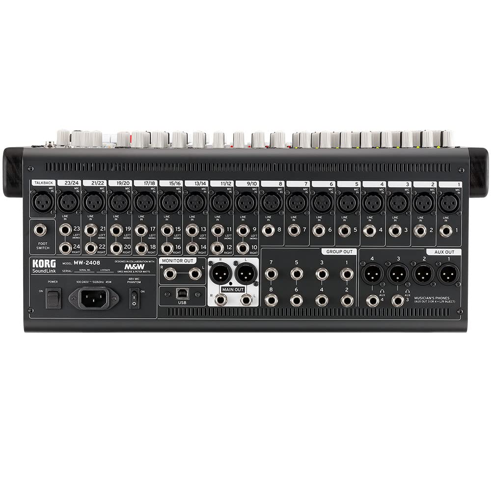 Amazon | KORG ハイブリッドミキサー SoundLink MW-2408 BK デジタル