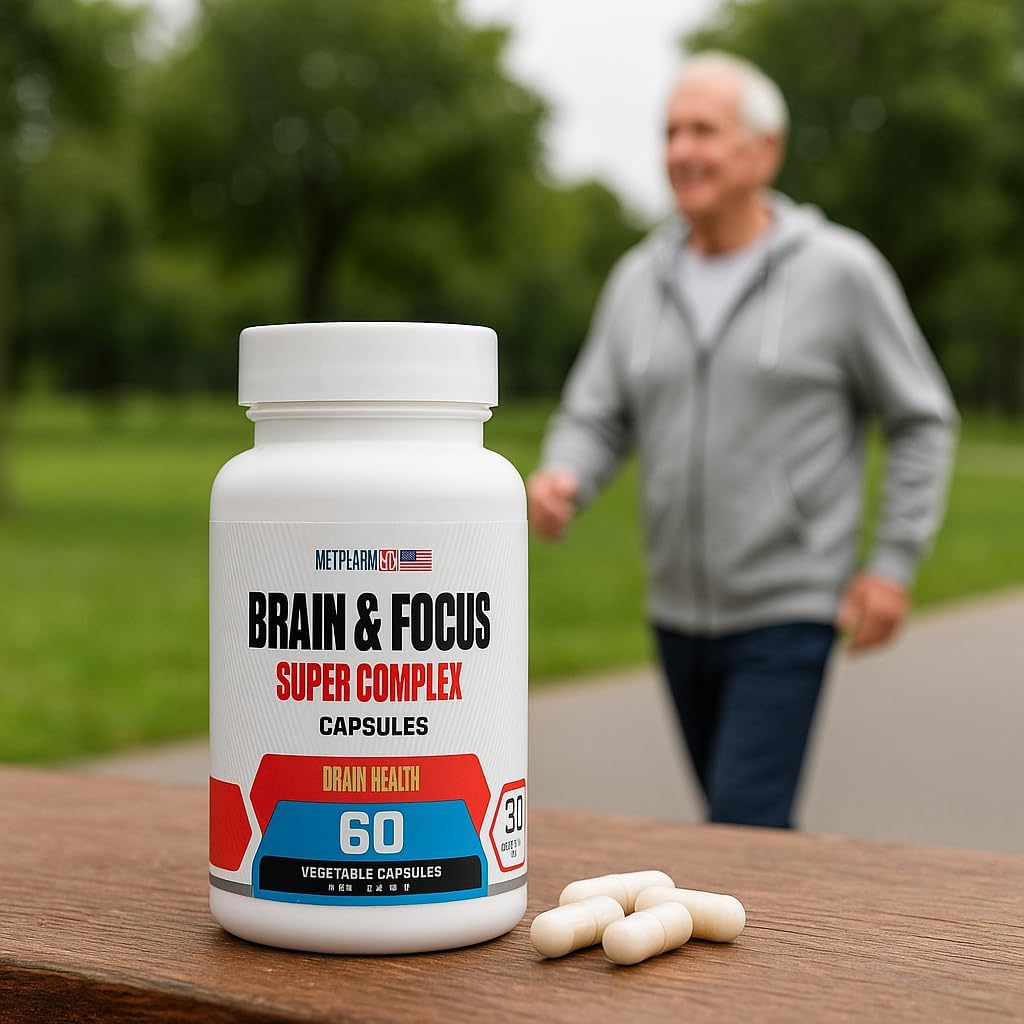Brain & Focus Nootropic Super Complex Supplement for Brain Support and Performance, Improved Focus Memory and Mental Performance - Image 8