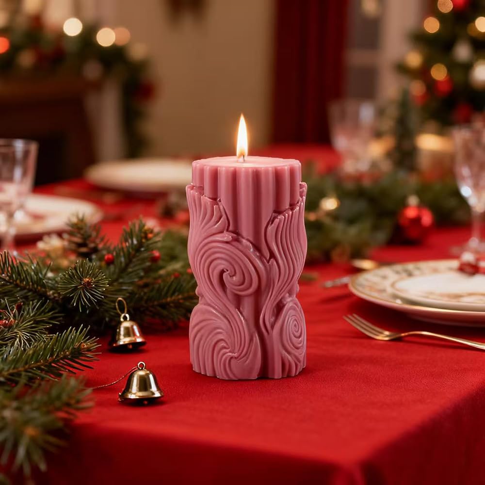 Stampi In Silicone Per Candele E Sapone A Tema Natalizio – Set Per Gesso E Resina, Ideale Per Fai-daTe E Hobby Creativi