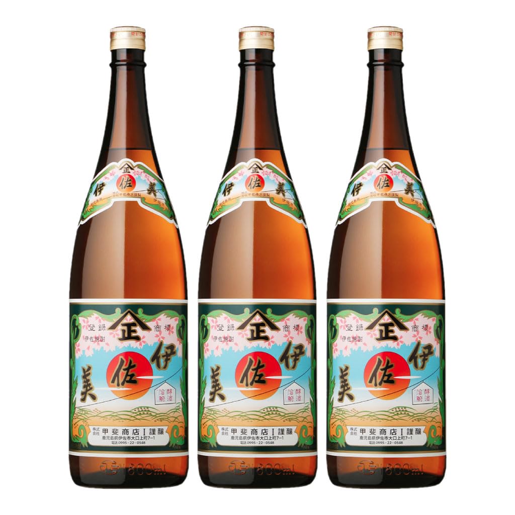 Amazon.co.jp: 伊佐美 芋焼酎 25度 1800ml ×3本 甲斐商店 鹿児島