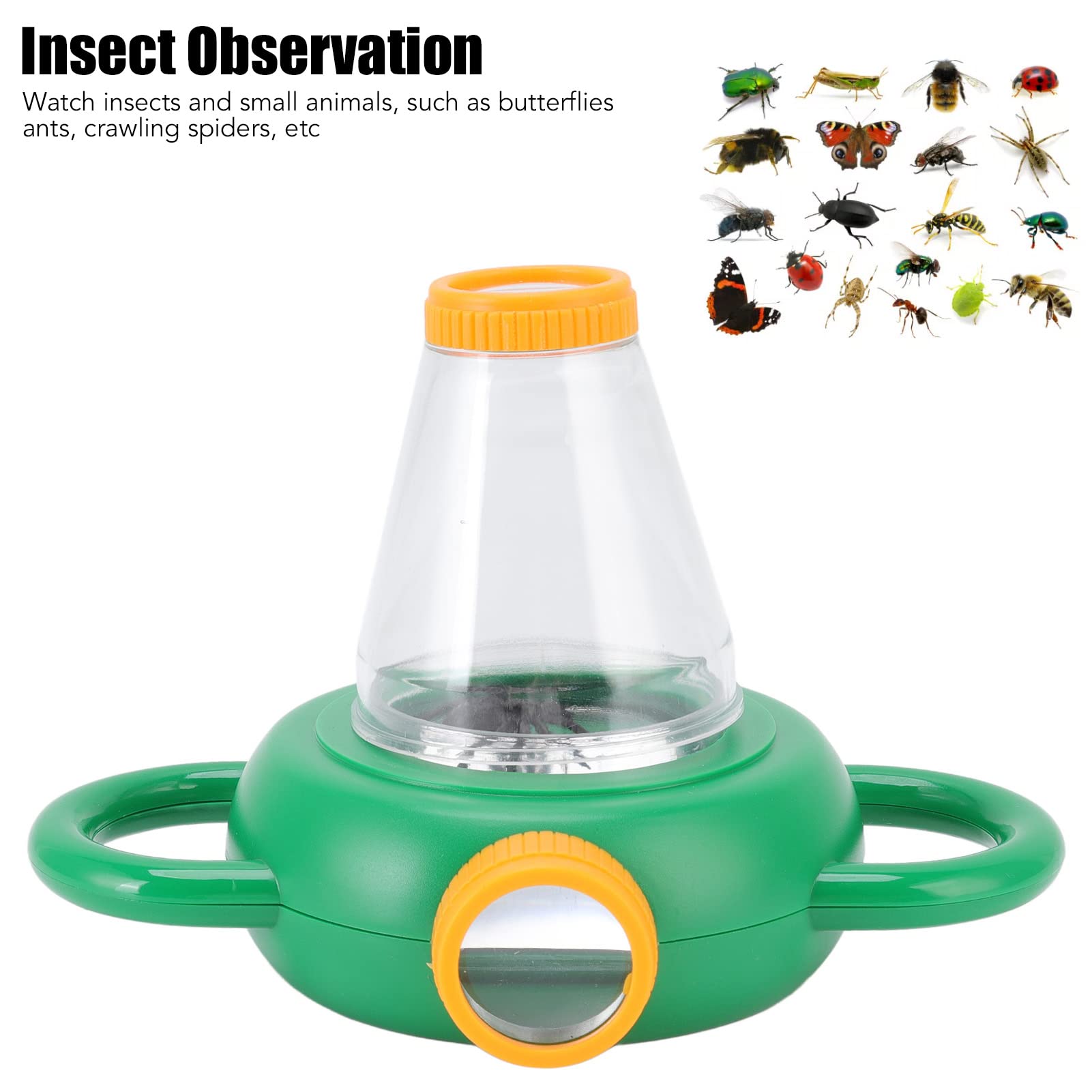Outdoor Experiment Magnifier, Two Way Viewing Insects Magnifier Box Nature Knowledge for Courtyard - Image 3