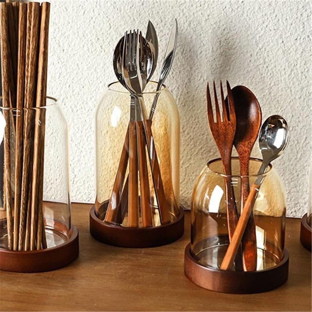 Portacuchillos de Cocina Soporte for Utensilios de Cocina Soporte Multifuncional for Utensilios de Cocina Soporte for cucharas Portacuchillos de Almacenamiento(Medio)