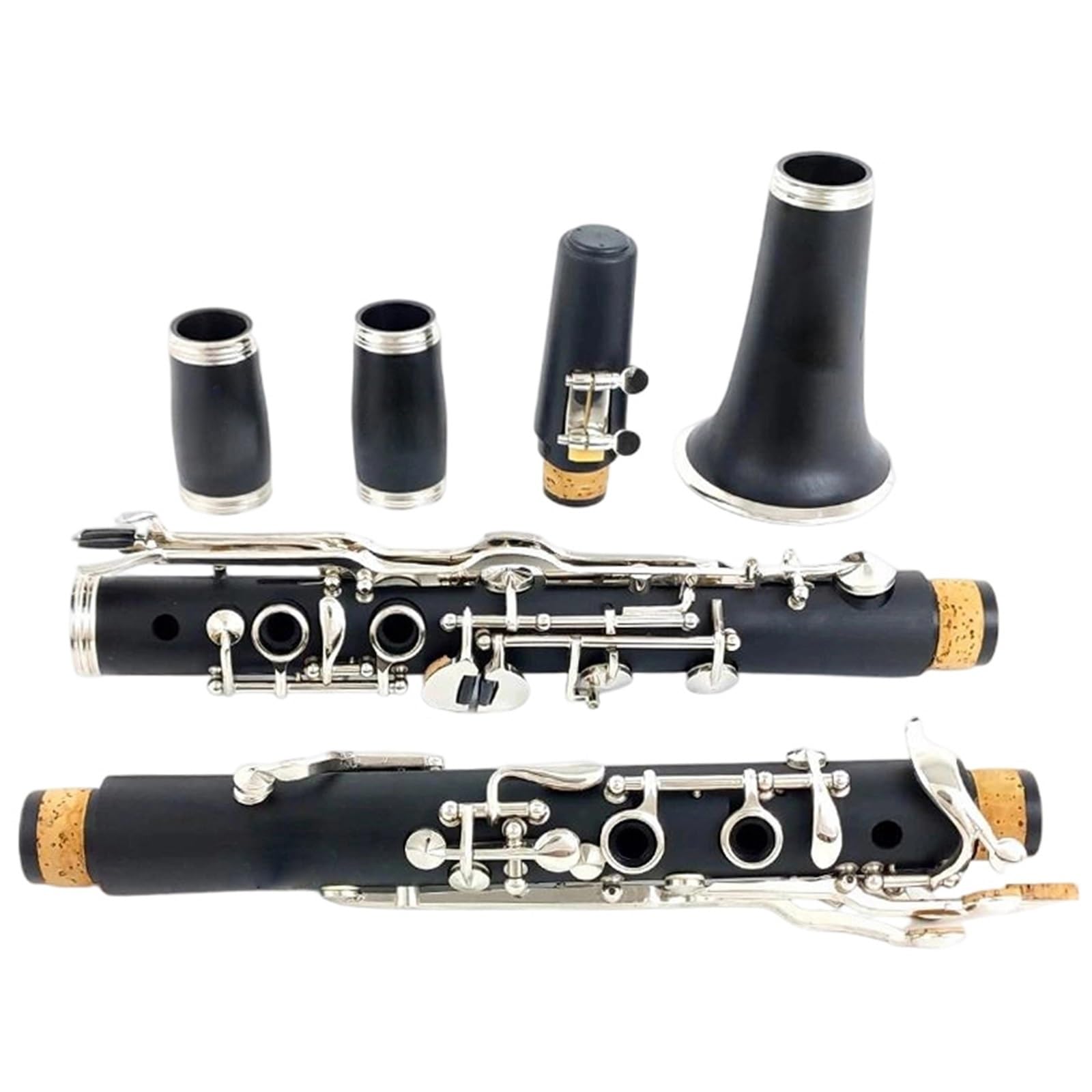 Clarinete Estándar Tono A Goma Dura 18 Teclas Los Amantes De La Música Practican Tocar
