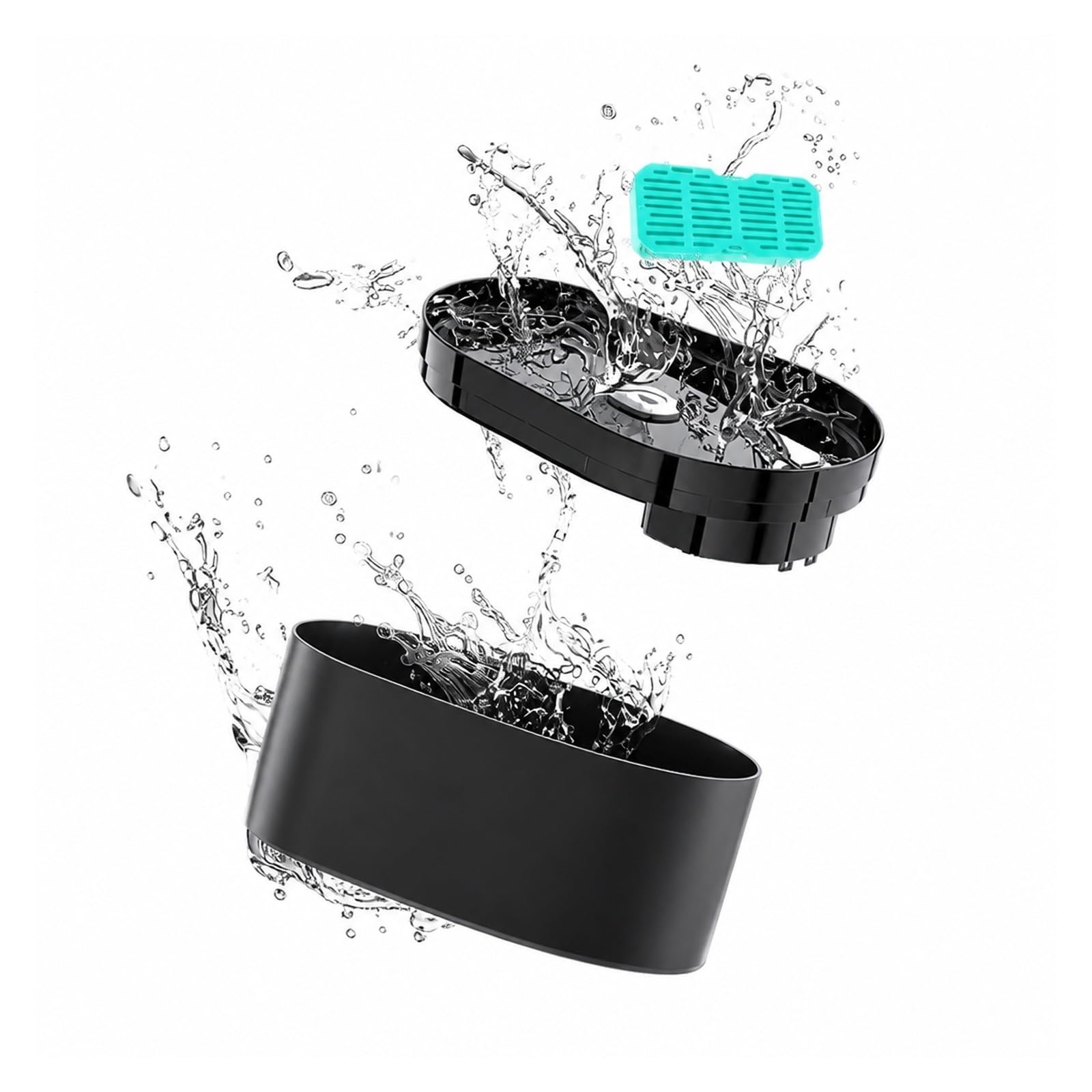 Fuente De Agua para Gatos, Consumición Automática 2,2 L | Plástico, Filtro Carbón Activado, Bomba Súper Silenciosa, Alimentada Por Carga, Con Dispensador(Water dispenser)