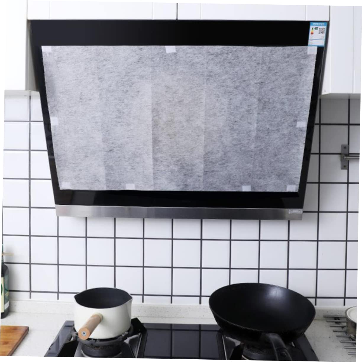 Homoyoyo 2rollos Filtros Absorbente De Para Campanas Extractoras Resistentes y Fáciles De Instalar Para Cocina y Restaurantes