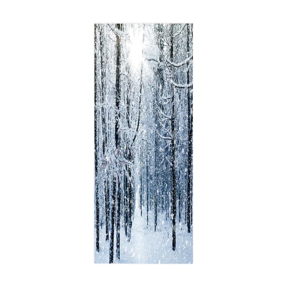 Trompe l'oeil porte forêt pour créer une ambiance zen dans votre chambre