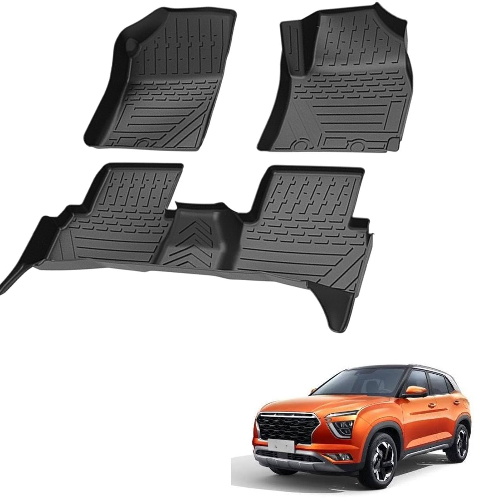 PAPEP Floor Mats for Hyundai ix25 2020 RHD