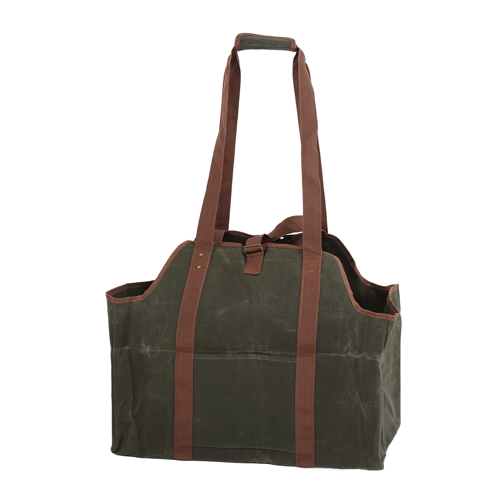 Borsa per Il Trasporto di Legna da ardere in Tela Extra Large, Resistente agli Strappi, Portatile.