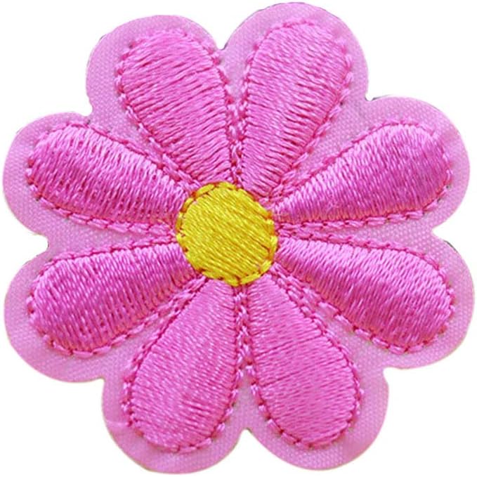 アップリケ 花 パッチ おしゃれ アイロンワッペン 刺繍 パッチステッカー モチーフ フラワー 手芸アップリケ 太陽花 Diy 服 工芸品の装飾