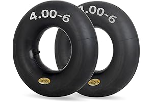 4.00-6 Inner Tube 2-Pack for 13" Wheelbarrow & Utility Tires
