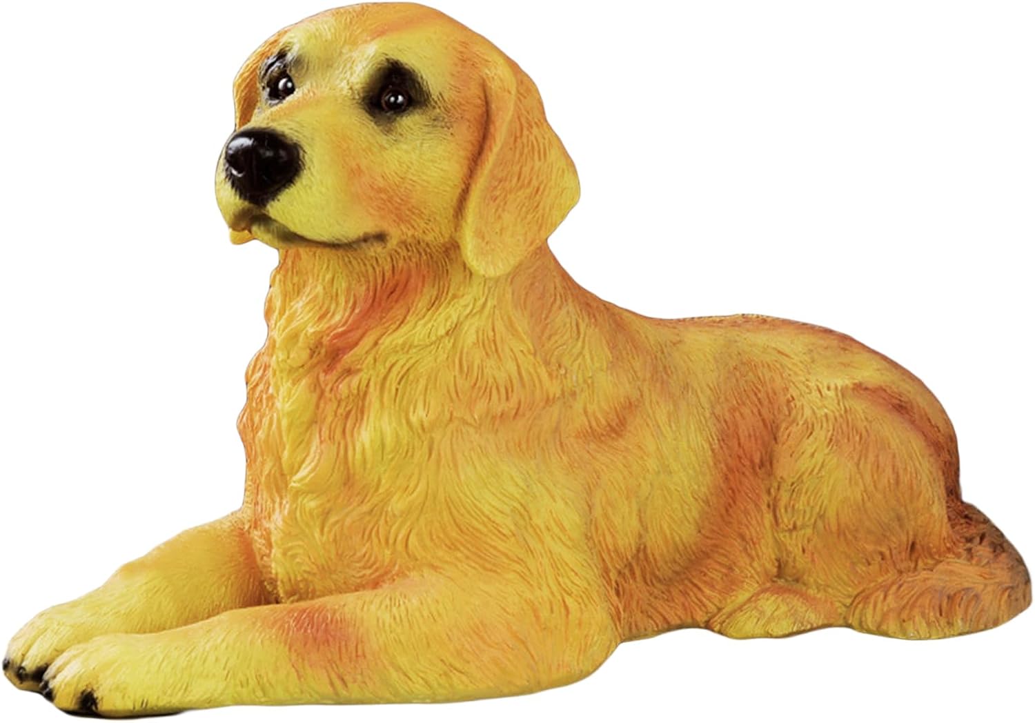 ガーデンドッグ像、手描きのゴールデンレトリバーの置物、屋内 ガーデンドッグ像、手描きのゴールデンレトリバーの置物、屋内