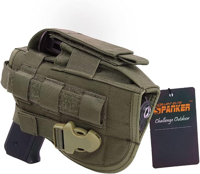 - EXCELLENT ELITE SPANKER Tactical Adjustable Pistol Holster for M1911 G17 G18 G19 G26 G34 XD-45acp CZ P-10C