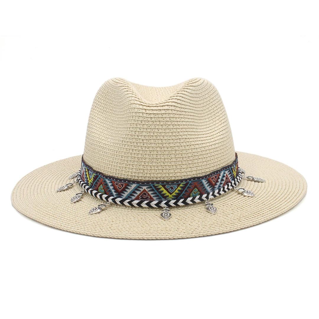 Cappelli da sole unisex in paglia morbida a tesa larga cappelli da spiaggia Fedora da viaggio Panama