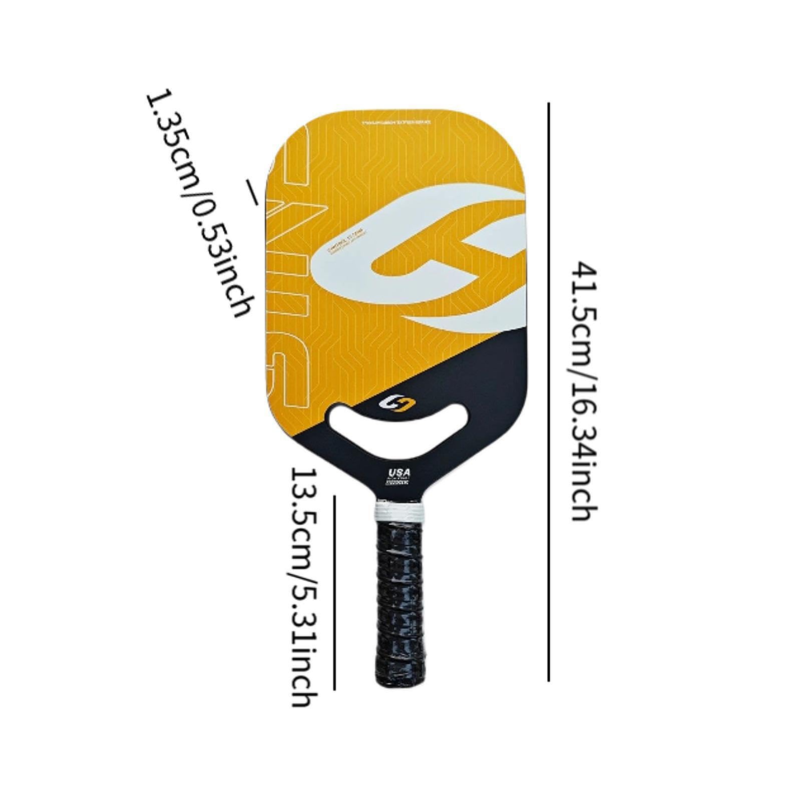 Racchetta da Pickleball Leggera e raffinata in Fibra di Prima | progettata per colpi precisi che migliorano la precisione e il controllo del colpo. La cavità della racchetta da pickleball