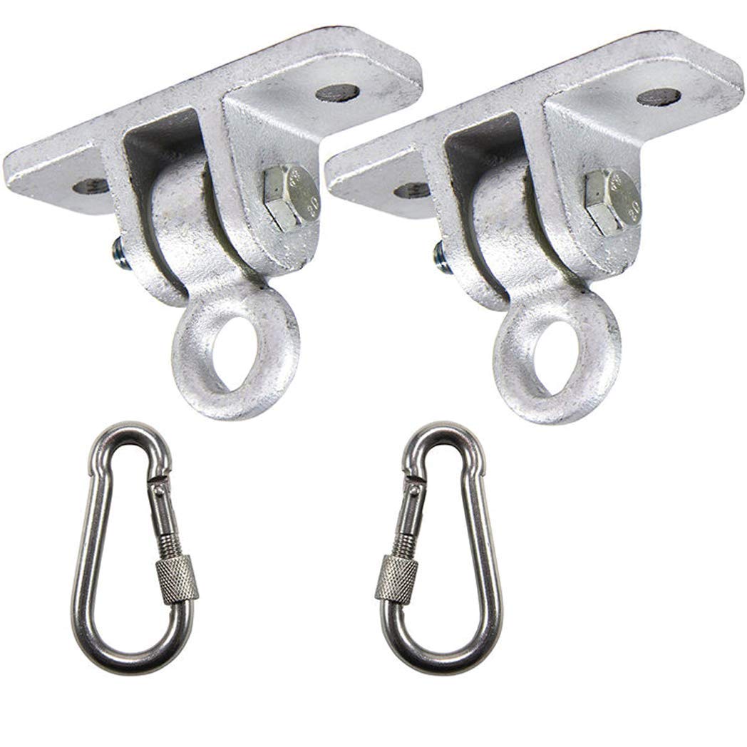 Porch Chair Hanging Kit, Hammock Hanging Kit,Hangers Set Hooks for Hammock Chair, Multiple Indoor Outdoor(Max load 2000 lb)