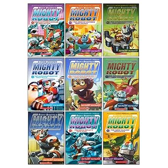 Ricky Ricottas Mighty Robot Series 9 Books Collection Set By Dav Pilkey