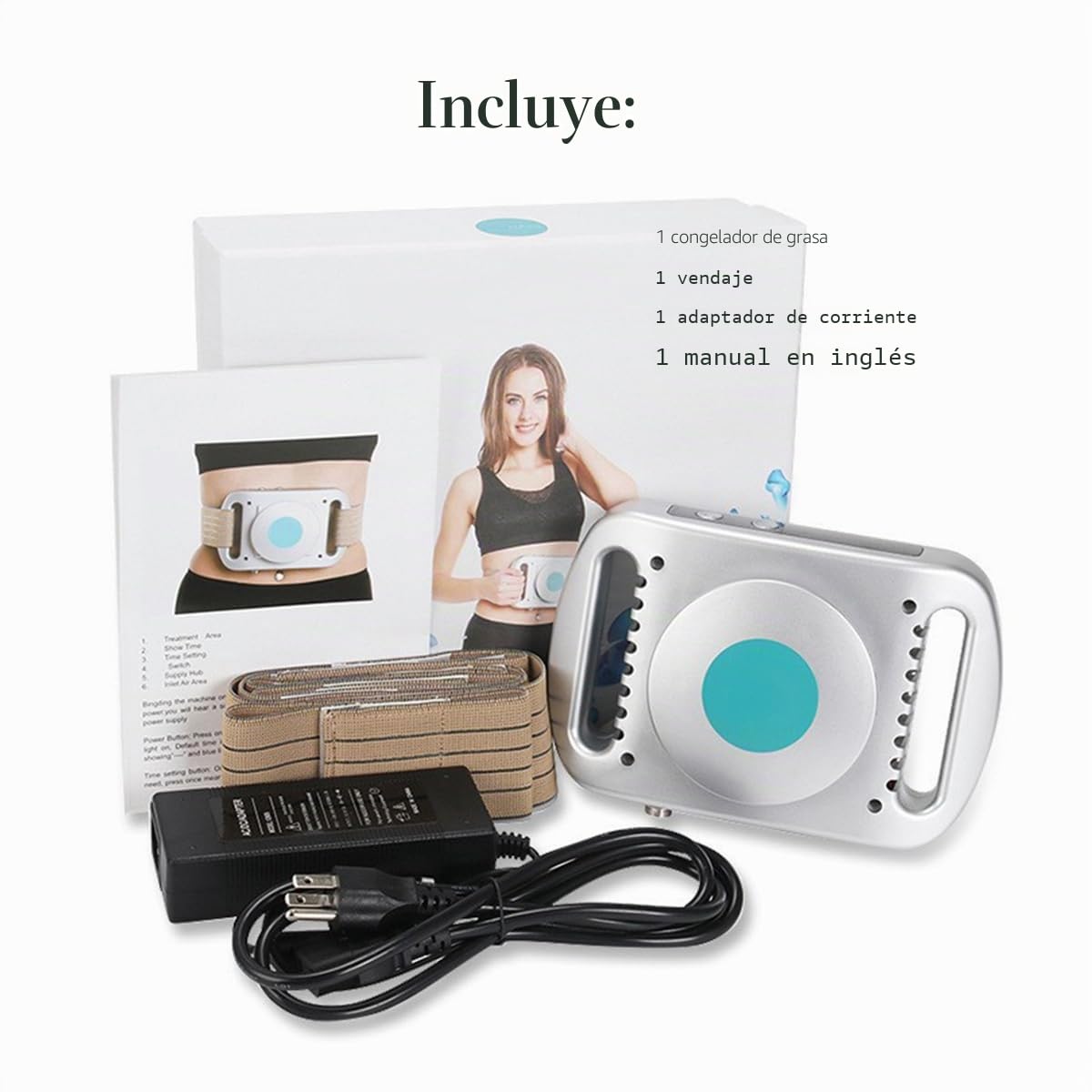 Máquina de Criolipólisis,Portátil Máquina Anticelulitis,Máquina de Eliminación de Grasa,Masajeador Celulitis Muslos, Máquina Adelgazar Barriga,Máquina Crioterapia Levantamiento Reafirmante del Cuerpo