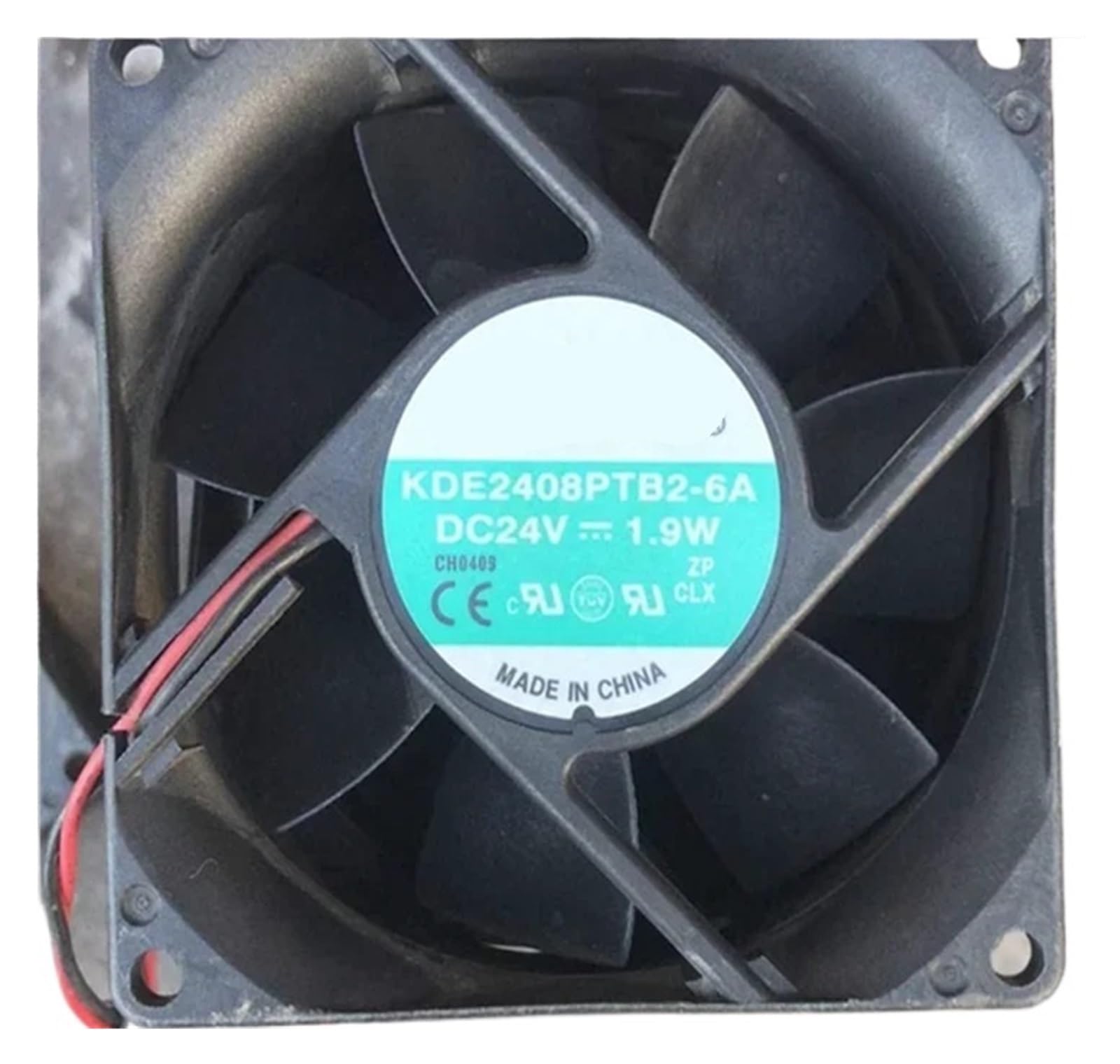 LZIKKGKI FAN KDE2408PTB1-6A DC24V 3.4W 8025 8CM 2 PIN