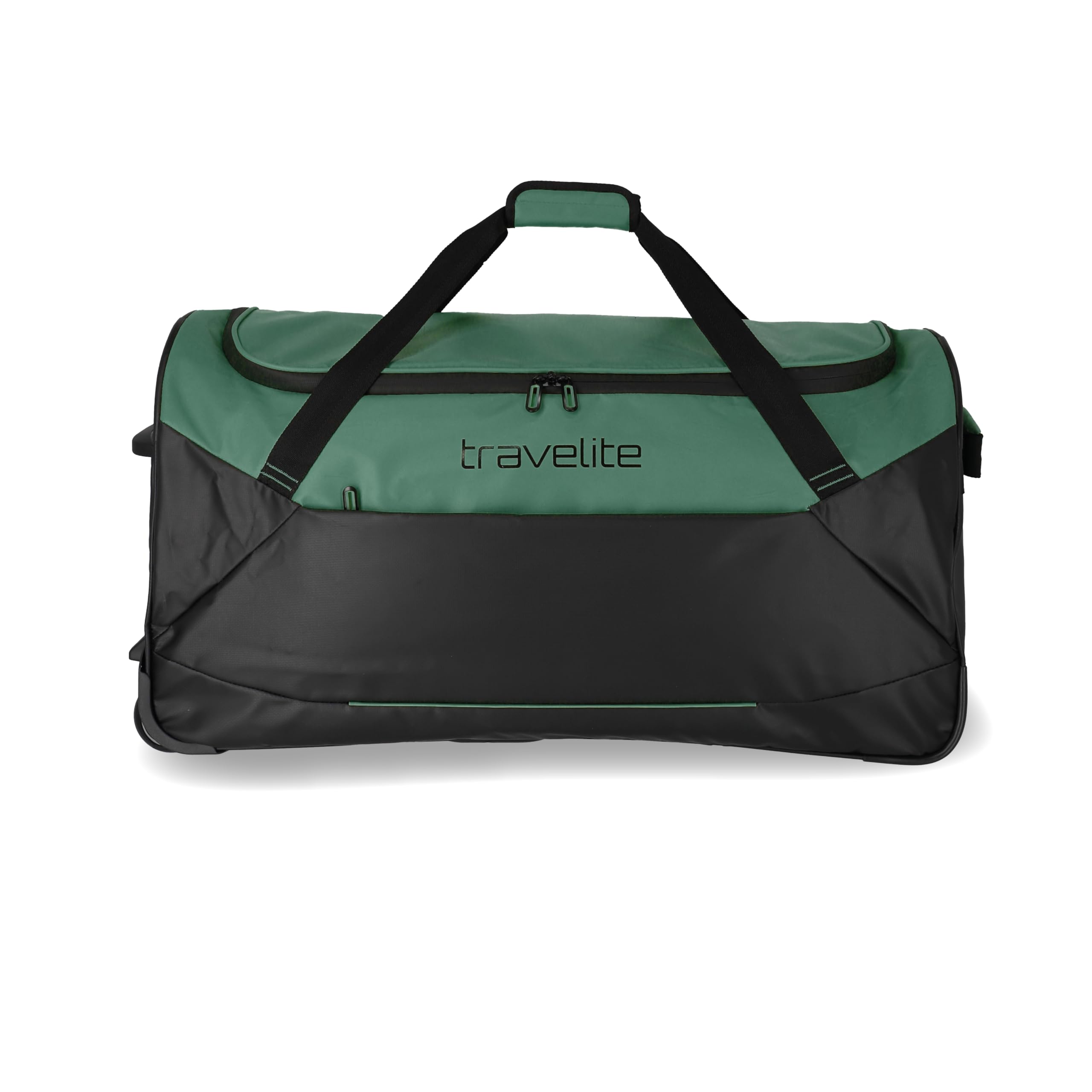 Travelite Trolley Reisetasche mit Rollen aus wasserabweisendem Material, Basics Weichgepäck Rolltasche mit großem Hauptfach, 71 cm, 97 Liter