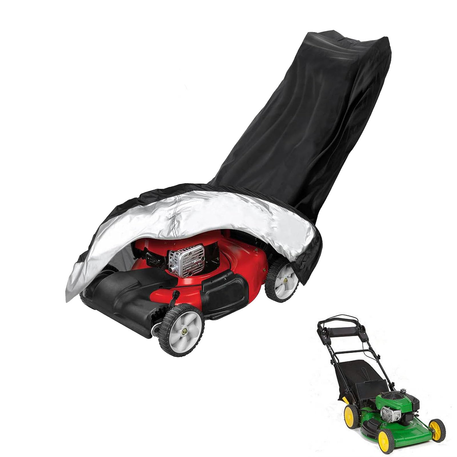 lawnmower cover Compatible with John Deere JM46 ,waterproof and sun,suitable for indoor and outdoor use all year round, comes with a storage bag — image 1