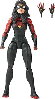 Marvel Legends Series Jessica Drew Spider-Woman, Spider-Man Legends Collectible 6 Inch Action Figures, 2 Accessories