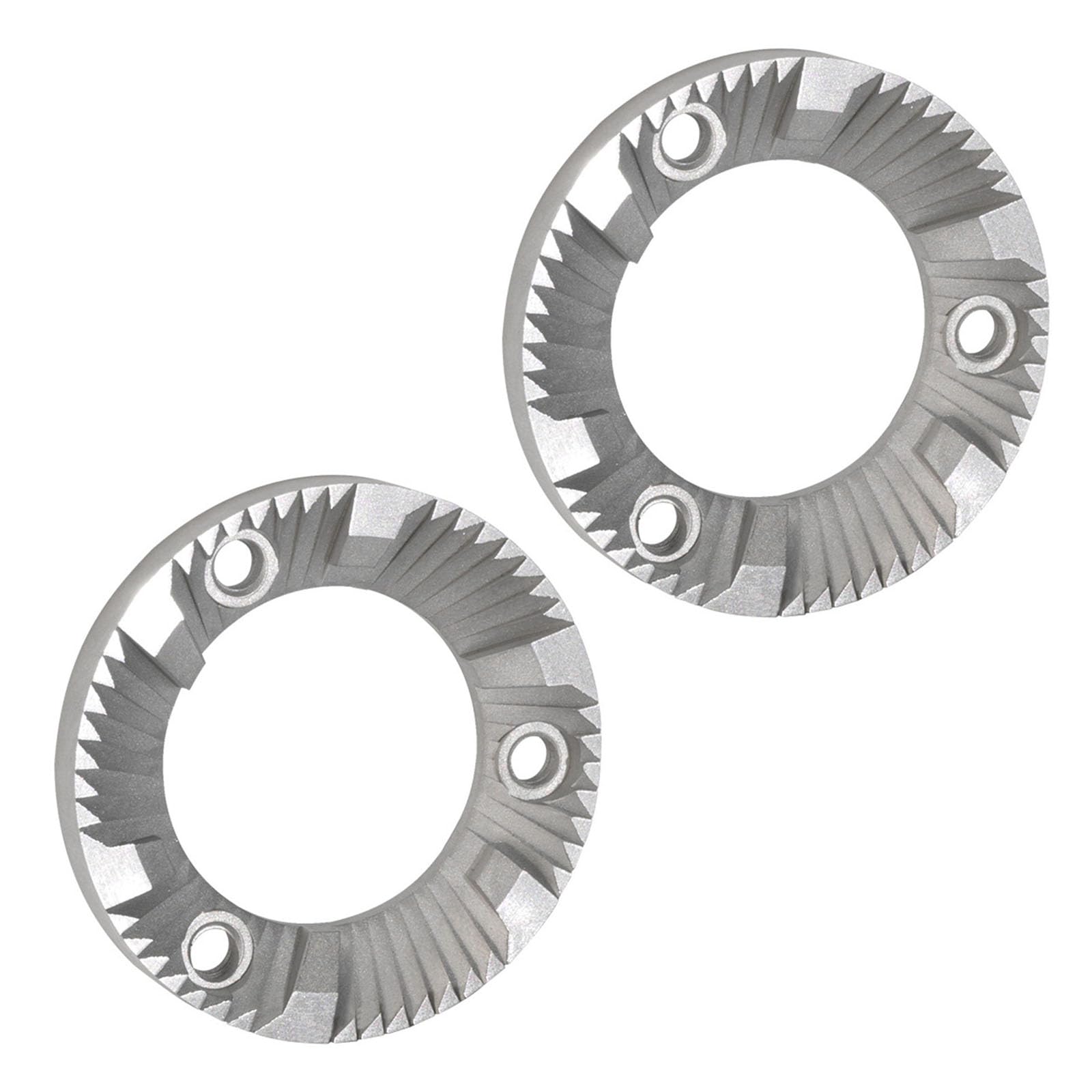 Jazuaiao 2Pieces Stainless Steel Coffee Machine Burr 40MM Diameter Precisions Fit Easy Installation Low Maintenance Part Coffee Grinder Accessory