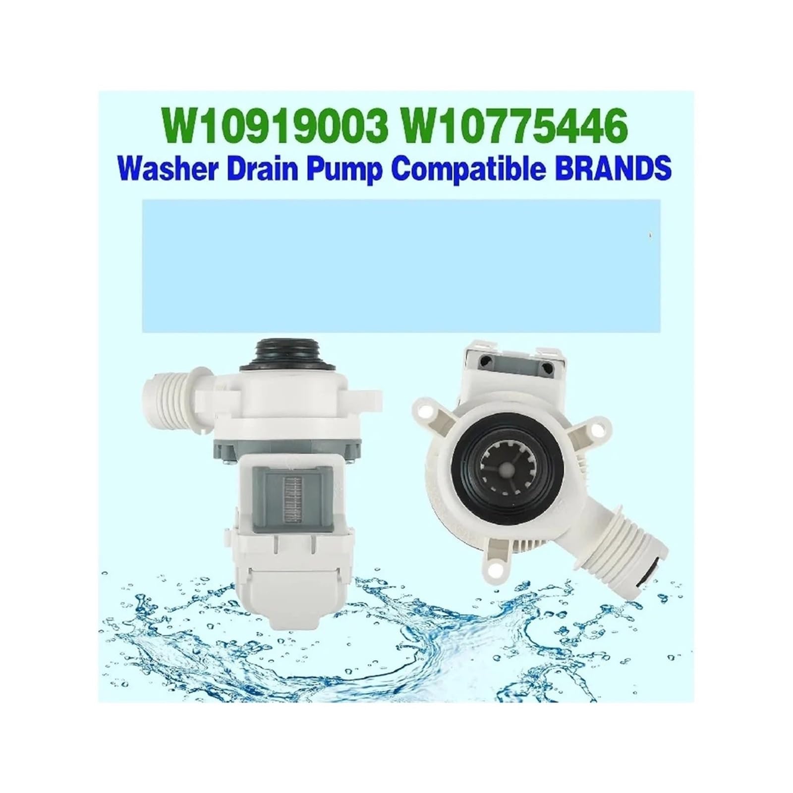 Bomba De Drenaje Lavadora W10919003 W10775446, Compatible Con Amana