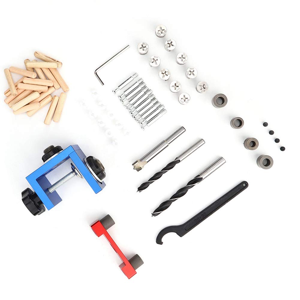 Poradnik z przewodnikiem drewna | 3 - IN - 1 otwieracz otworu i Punch Localator do dokładnego wiercenia | Aluminiowe narzędzie do tworzenia domu/majsterkowania/mebli | Model