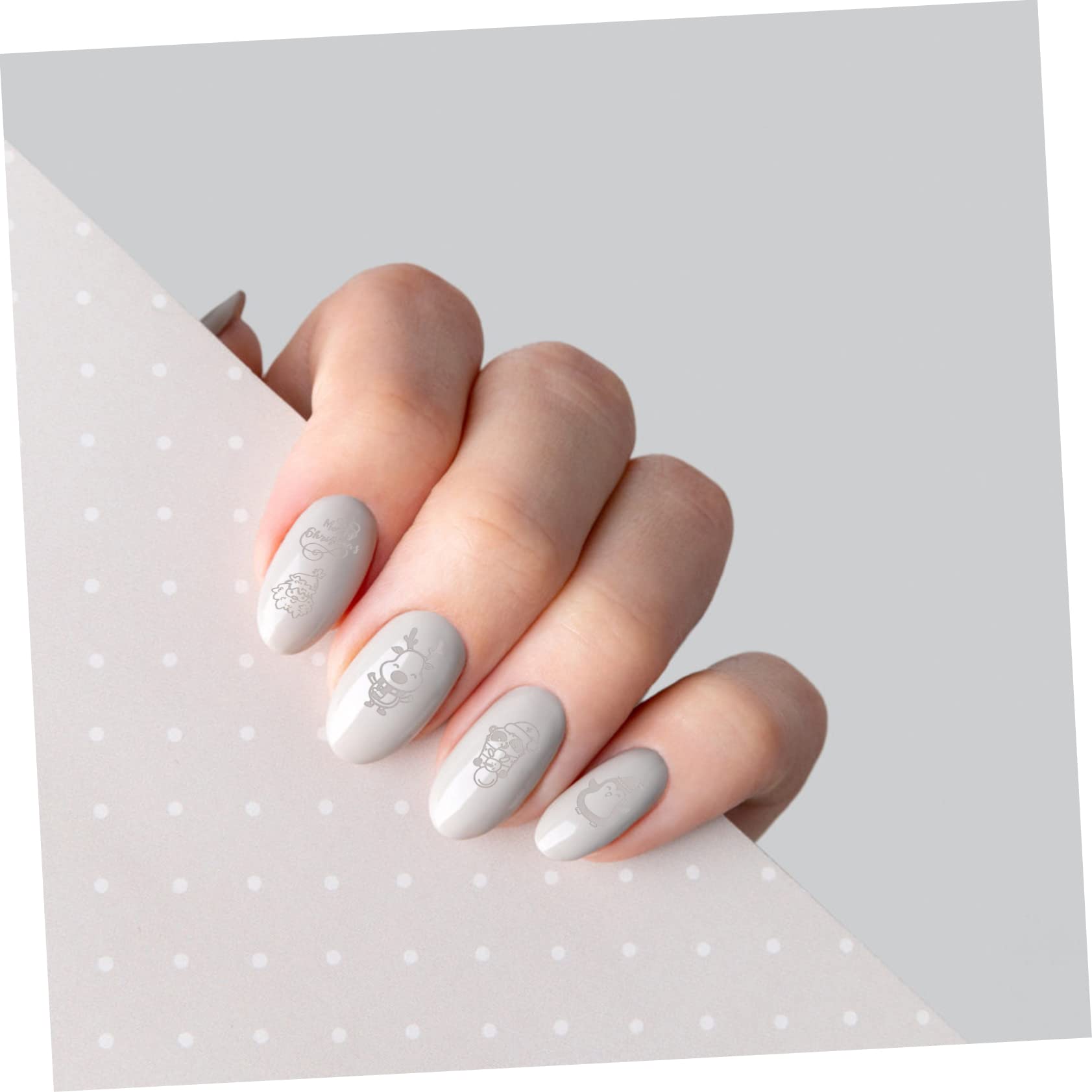 Healeved 5sets Template Creativi Per Nail Art Piastrine Per Stamping Unghie Strumenti Manicure Per Decorazioni Uniche Facili Da Usare Per Tutti Di Esperienza