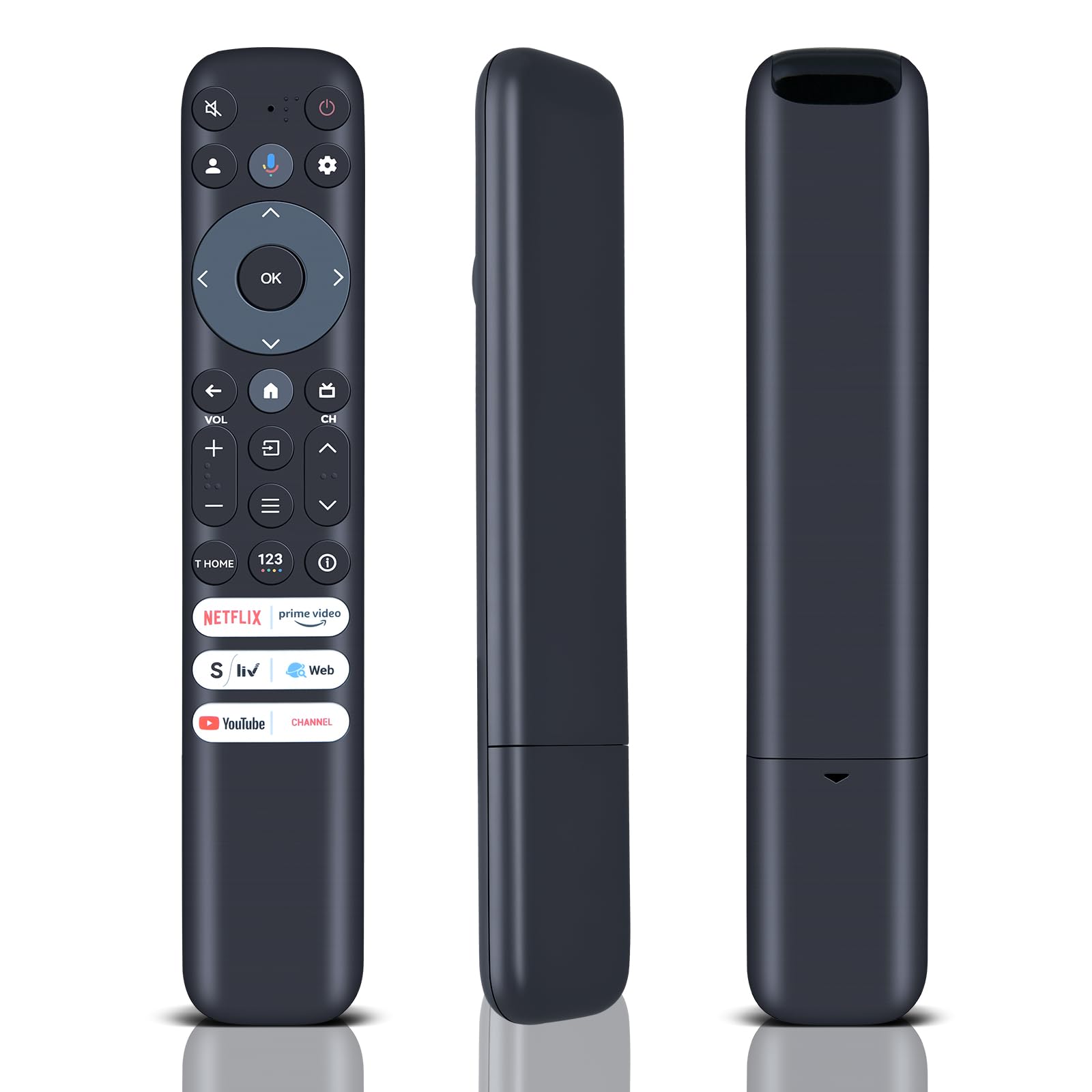 Amazon | テレビリモコン RC813FMBJ TCL用のリモコン 音声機能付き