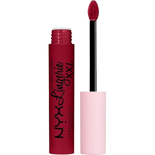 NYX PROFESSIONAL MAKEUP Lip Lingerie XXL Matte Liquid Lipstick - Sizzlin' (Oxblood Red)