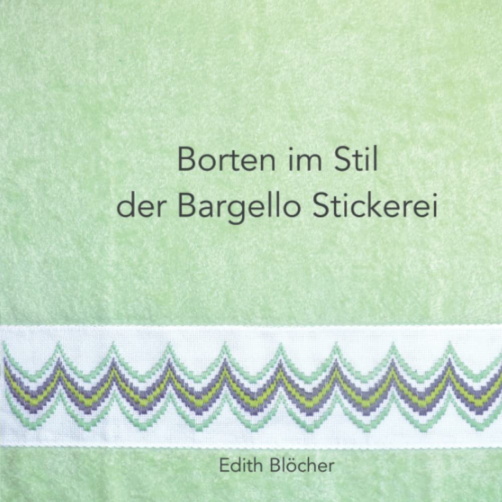 Borten im Stil der Bargello Stickerei