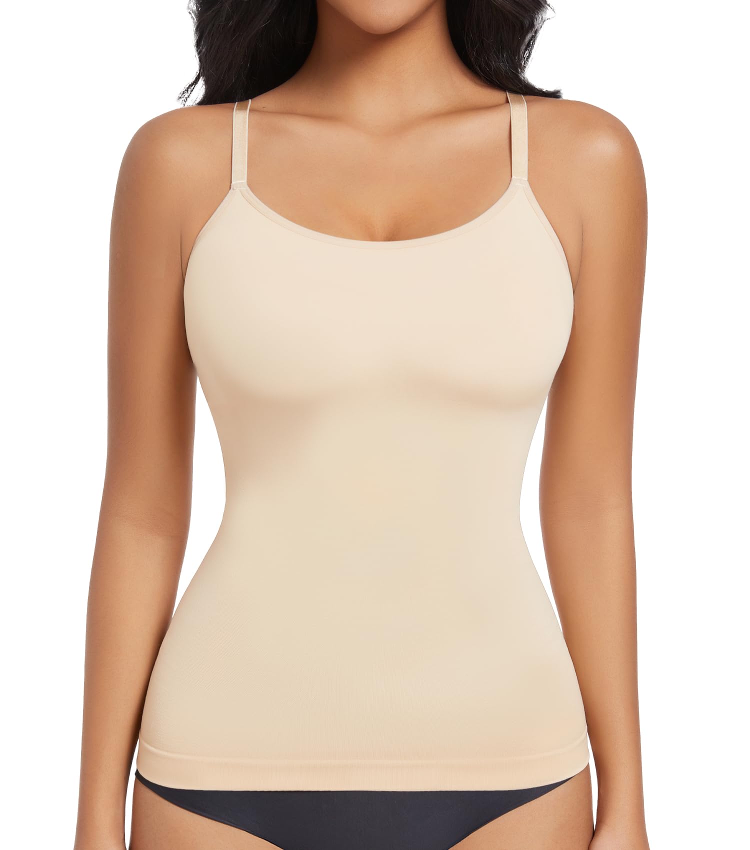 ONEW Compression Tanks For Women Seamless Tummy Control Shapewear Camisoles Slimming Body Shaper