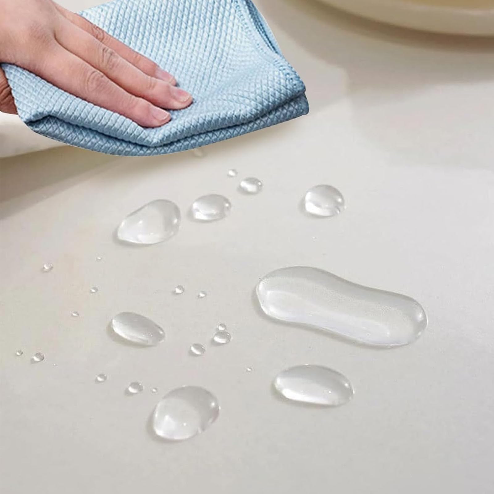 Nappe Rectangulaire 45 x 172 cm Lavable et Résistante Film de Protection de Table Transparent - Différentes Tailles pour La Maison et La Cuisine, Angle Droit